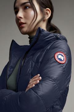 Chamarras Canada Goose Mujer Mexico - Abbott Chaqueta De Plumas Azul Oscuro Marino CO1352490